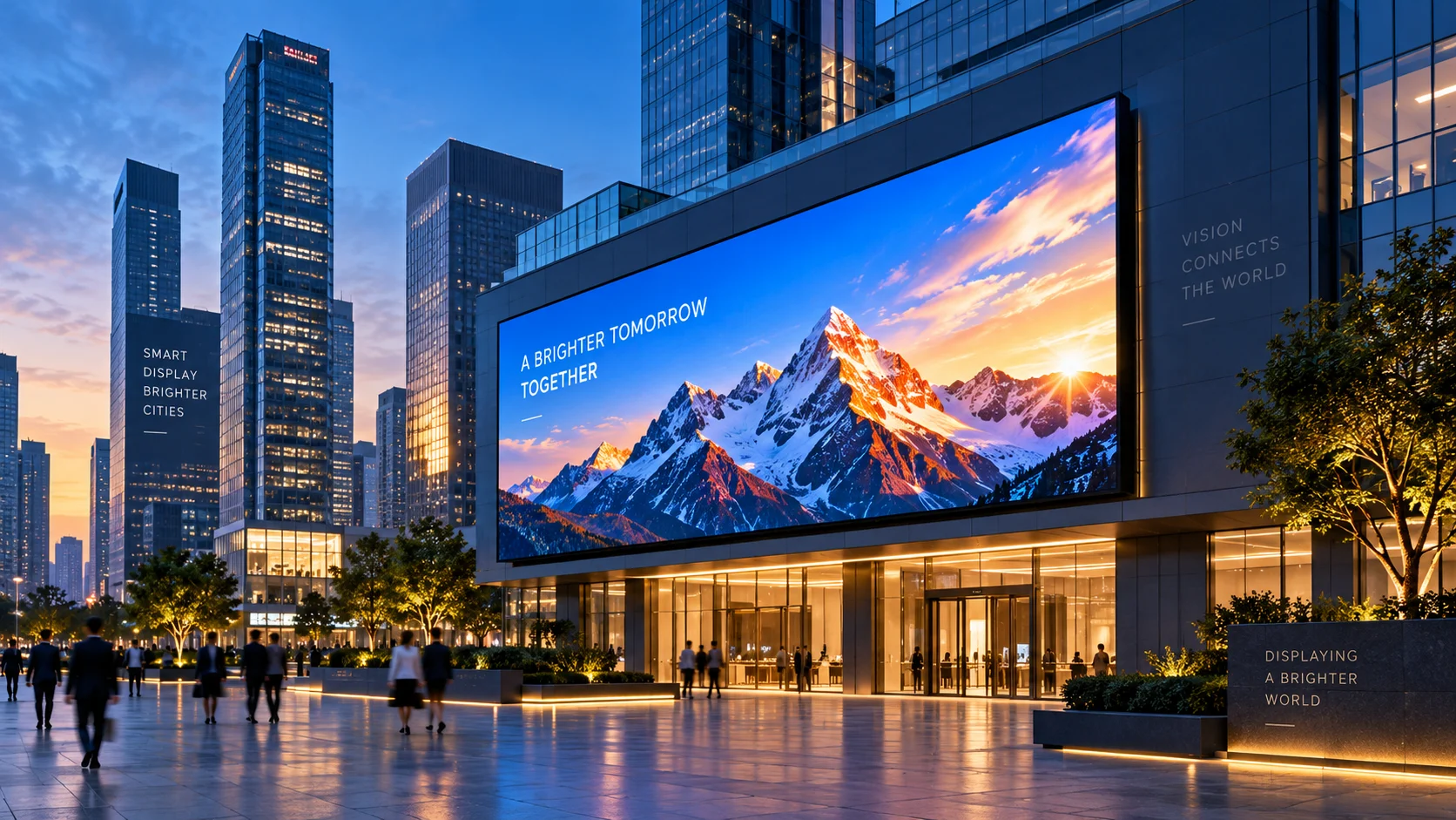 Outdoor LED display for advertising