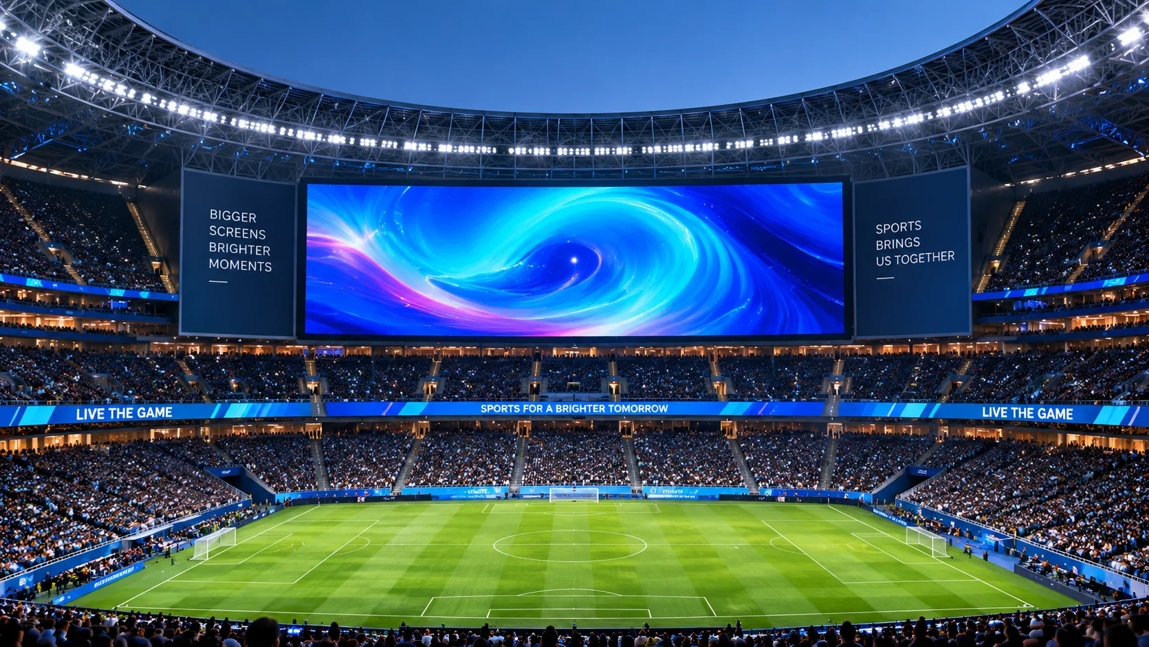 LED display for stadium and sports events